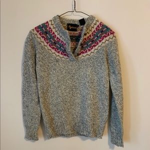 vintage winter sweater🍄